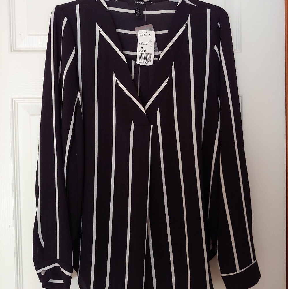 Forever 21 Black Blouse